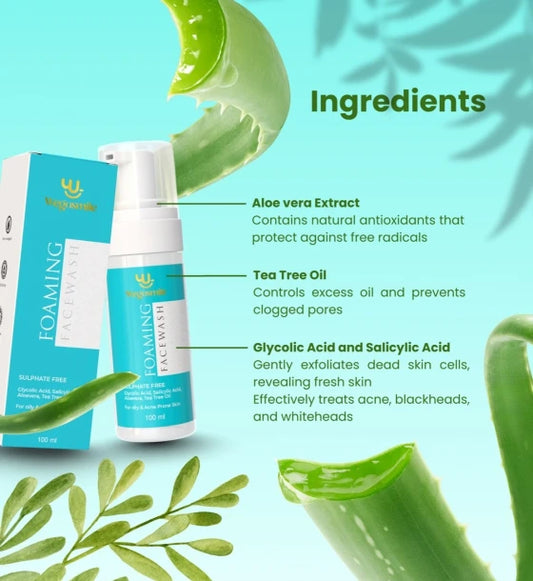 Foaming Facewash With Glycolic & Salicylic Acid | 100ml