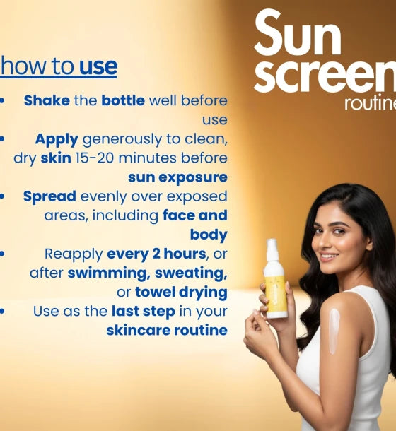 Sunscreen SPF 50+ PA+++ & Moisturiser