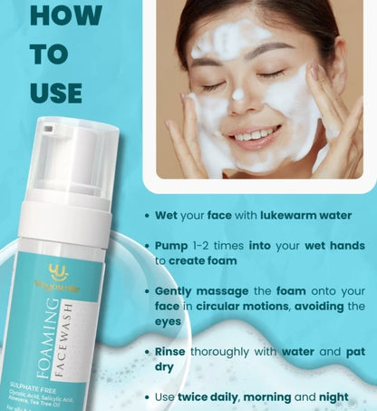 Foaming Facewash With Glycolic & Salicylic Acid