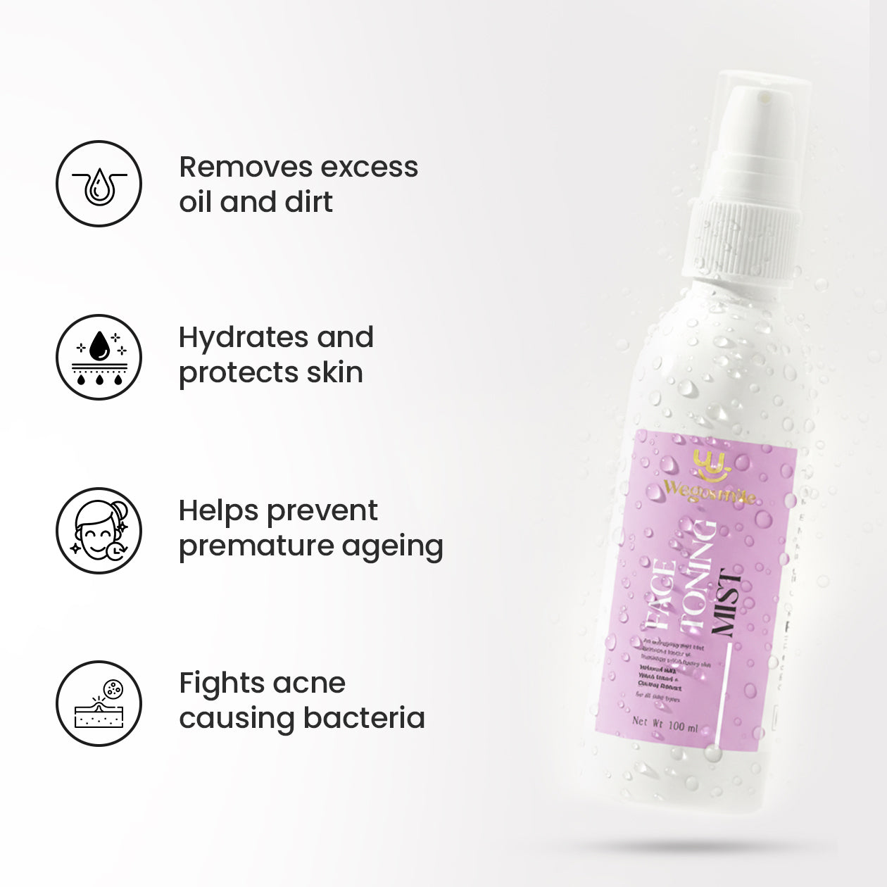 Face Mist with WitchHazel & Ginseng Extract