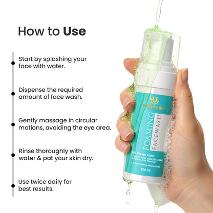 Foaming Facewash With Glycolic & Salicylic Acid