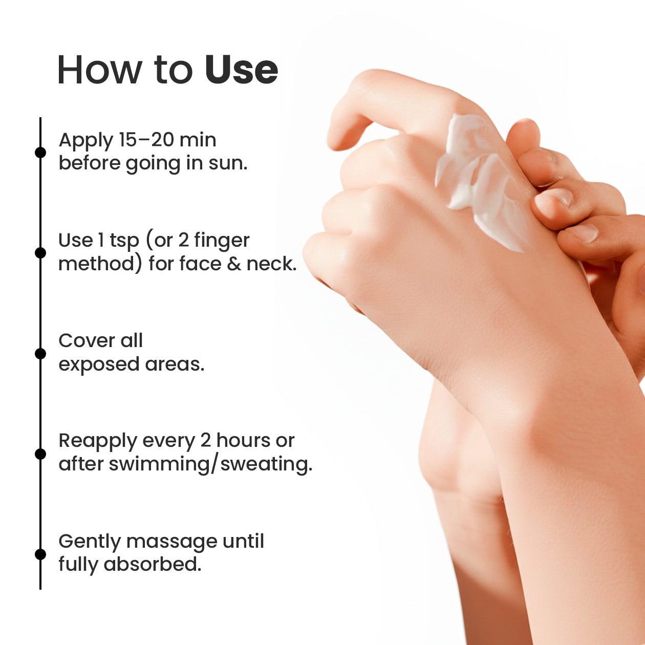 Sunscreen SPF 50+ PA+++ & Moisturizer