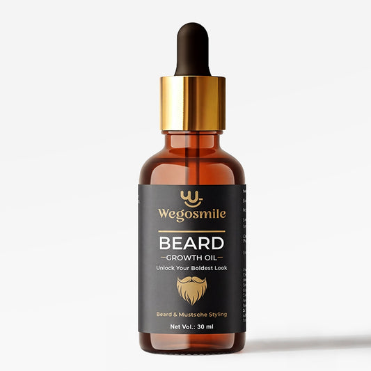 Wegosmile Herbal Beard Oil 30 ML || Natural & Nourishment Oil