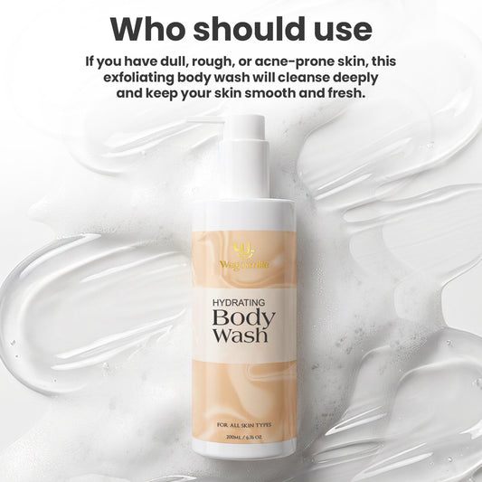 Exfoliating Body Wash with Rice Water and Aloe vera Extract