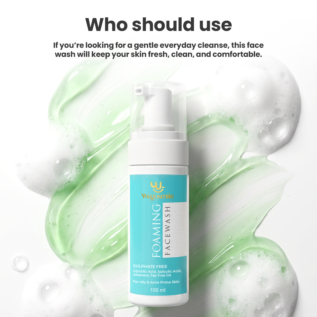 Foaming Facewash With Glycolic & Salicylic Acid