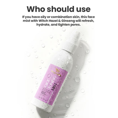 Face Mist with WitchHazel & Ginseng Extract