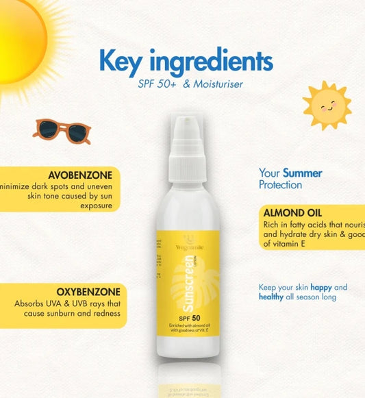 Sunscreen SPF 50+ PA+++ & Moisturiser